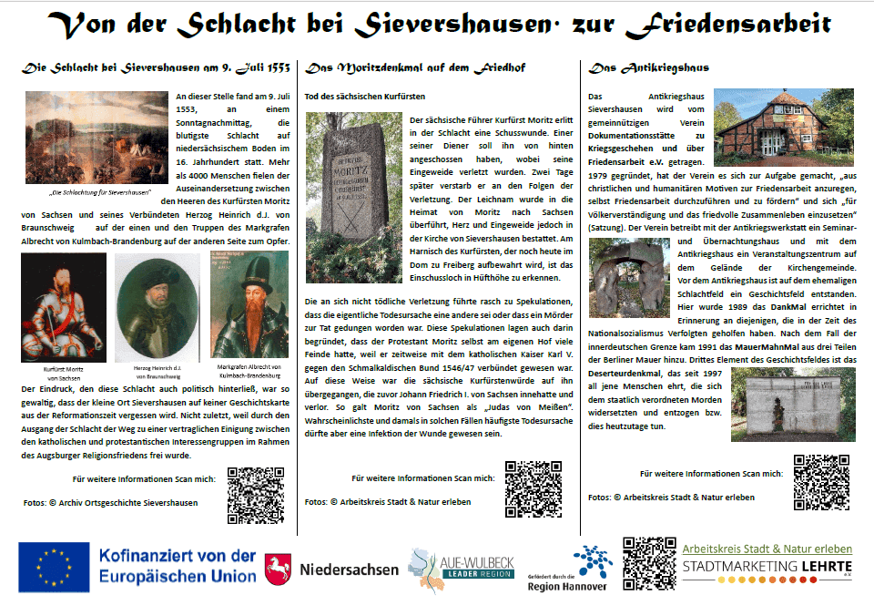 Infotafel | © 2025 AK "Stadt & Natur erleben" Stadtmarketing Lehrte